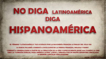 Hispanoamérica, no latinoamérica.